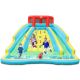 Costway Inflatable Mighty Water Slide Park Bounce Splash Pool Patio - Multicolor