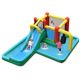 Costway Slide Water Park Climbing Bouncer Pendulum Tunnel Game Without Blower - Multicolor