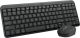 Logitech - MK250 Full-size Bluetooth Wireless Keyboard and Mouse Combo for Windows/MacOS with Fast & Easy Connectivity - Graphite