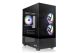 Thermaltake - View 170 TG ARGB Micro-ATX Mid-Tower PC Case - Black