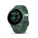 Garmin - vívoactive 6 GPS Smartwatch 42 mm Fiber-reinforced polymer - Metallic Jasper Green with Jasper Green Band