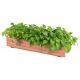 Costway - 36 Inch Wooden Flower Planter Box Garden Yard Decorative Window Box Rectangular - Natural