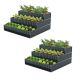Costway - 2 PCS 3-Tier Raised Garden Bed,47