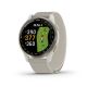 Garmin - Approach S44 GPS Smartwatch 43mm Anodized Aluminum - Silver Aluminum Bezel with Twilight Silicone Band