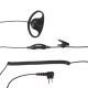 Cobra - D-Style Headset for Cobra Performa Business Radios - Black - Black