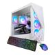 iBUYPOWER -Slate 9 White Gaming Desktop PC -Intel Core Ultra 9 285, NVIDIA GeForce RTX 5060Ti 8GB, 64GB DDR5 RGB,2TB SSD - White