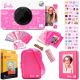 Kodak - Printomatic Instant Print Camera + Case, Photo Album, Paper (20 Sheets) & More - Light Pink