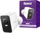 Roku - Battery Camera Plus for Home Monitoring - 1080p HD, 4X Rechargeable Battery, Weather-Resistant, Spotlight, Wi-Fi 6 - White