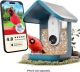 Bird Buddy - Smart Bird Feeder w/ Solar Roof (Pro Camera Version w/ Extended Perch) - Blue
