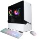 CyberPowerPC - Gamer Master Gaming Desktop - AMD Ryzen 5 8400F - 16GB Memory - AMD Radeon RX 9060 XT 8GB - 1TB PCIe 4.0 SSD - White
