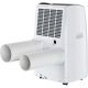 TCL - Q-Series 450 Sq. Ft. Smart Portable Inverter Air Conditioner 10,000 BTU - White