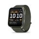 Garmin - Venu X1 GPS Smartwatch 51 mm Fiber-reinforced polymer - Moss with Titanium Caseback
