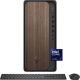 HP - OmniDesk Desktop - Intel Core Ultra 7 - 32GB Memory - NVIDIA GeForce RTX 5060 - 1TB SSD - Dark Wood