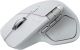 Logitech - MX Master 4 for Mac - Laser Ergonomic Mouse with Advanced Performance Haptic Feedback - Wireless - White Silver