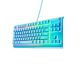 SteelSeries - Apex 3 TKL Wired Membrane Whisper Quiet Switch Gaming Keyboard 8 zone RGB Backlighting - Aqua