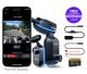 Nextbase - iQ 4K Smart Dash Cam Bundle with Cabin Cam, Rear Window Cam, 64GB SD Card, and OBD II/Hardwire Kit - Black
