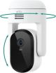 Arlo - Essential 1-Camera Pan Tilt Wireless 2K Security Camera, Plug-In Powered - White