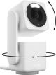 Wyze - Cam Pan v4 Indoor/Outdoor Plug-In 4K Security Camera with 360Â° Pan/Tilt and Color Night Vision - White