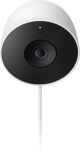 Google - Nest Cam Outdoor (wired, 2nd gen) - 2K Video and Gemini - 1-Pack - Snow
