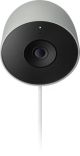 Google - Nest Cam Outdoor (wired, 2nd gen) - 2K Video and Gemini - 1-Pack - Hazel