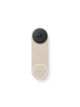 Google - Nest Doorbell (wired, 3rd gen) - Latest Model - 2K Video and Gemini - Linen