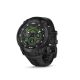 Garmin - Instinct Crossover AMOLED Tactical Edition GPS Smartwatch 47 mm Fiber-reinforced Polymer - Black with black silicone band - (2025)
