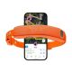 HALO - Collar 5, New Wireless Dog Fence & GPS Dog Collar, Subscription Required, Waterproof, One Size (5 colors) - Blaze