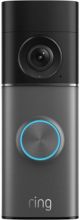 Ring - Wired Doorbell Pro POE (3rd Gen) Retinal 4K for ultra-clear video, 10x Zoom, Low-Light Sight for color night vision - Dark Silver