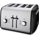 KitchenAid - 4-Slice Toaster with Illuminated Buttons - Onyx Black