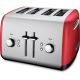 KitchenAid - 4-Slice Toaster with Illuminated Buttons - Empire Red