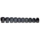 URREA 3/4 in. Drive 6-Point Impact Socket Set (10-Piece) 750010