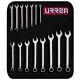 URREA Metric 12-Point Combination Chrome Wrench Set (15-Piece) 1200FM