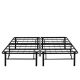Boyd Sleep 14 in. California King Metal Platform Bed Frame MFP00112BBCK
