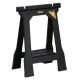 Stanley 4 in. W x 32 in. H Plastic Folding Sawhorse (2 Pack) STST60952