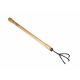 DeWit 19 in. Handle 3-Tine Drop Grip Handle Cultivator 31-8725