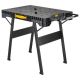 DEWALT 33 in. H Plastic Folding Portable Sawhorse Workbench DWST11556