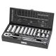Channellock 3/8 in. Drive Metric Socket Set (18-Piece) 38182