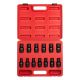 SUNEX TOOLS 1/2 in. Drive Metric Universal Impact Socket Set (13-Piece) 2665