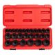 SUNEX TOOLS 1/2 in. Drive Metric Impact Socket Set (26-Piece) 2645