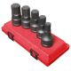 SUNEX TOOLS 3/4 in. Drive SAE Hex Impact Driver Set (5-Piece) 4506