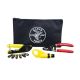 Klein Tools Coax Cable Installation Tool Set with Zipper Pouch VDV026-211