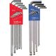 Eklind Combination Bright Ball-Hex-L Key Set Sizes 0.050 in. to 3/8 in. and Size 1.5 mm to 10 mm (22-Piece) 17322