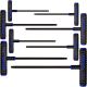 Eklind 9 in. Series Power-T T-Handle Ball-Hex Key Set with Pouch Size 2 mm to 10 mm (8-Piece) 64808