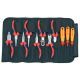 KNIPEX Pliers and Screwdriver Tool Roll Set (11-Piece) 00 19 41