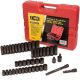Stark 3/8 in. Drive Master Shallow and Deep SAE and Metric Impact Socket Set Carrying Case (44-Piece) 35707