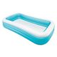 Intex 120 in. x 72 in. x 22 in. D Rectangular 15.9 in. D Kiddie Above Ground Pool 58484EP