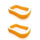 Intex 90 in. x 58 in. x 18 in. D Rectangular Outdoor Inflatable Family and Kid Swimming Pool Swim Center, Orange (2-Pack) 2 x 57181EP