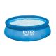 Intex 120 in. W x 30 in. H Round Easy Set Inflatable Above Ground Swimming Pool and Filter Cartridge Pump 28131EH-WMT