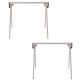 Stanley 29 in. Folding Metal Sawhorse (2 Pack) STST11154W11154