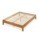 Zinus Brown Deluxe Wood Frame 12 in. King Platform Bed with Easy Assembly SPI-APDW-12K
